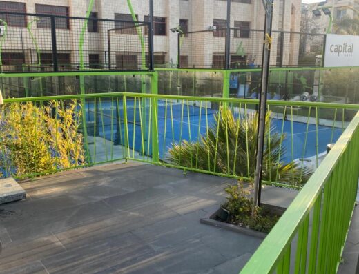 The Elevated Courtside Terrace |We Padel