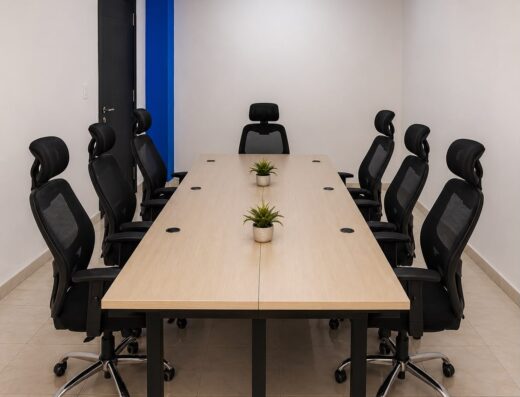 Fully equipped meeting room